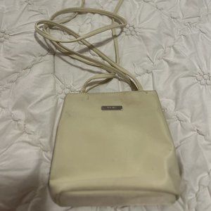Nine West Ivory Nylon Crossbody Bag